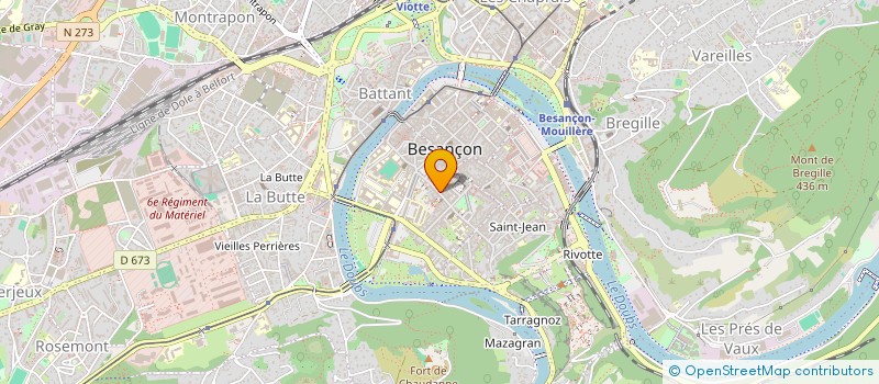 localisation de l'entreprise RAB SOCIETY à BESANCON