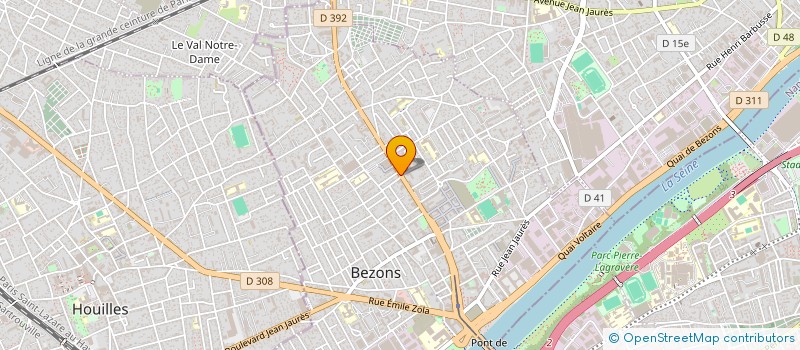 localisation de l'entreprise RABA à BEZONS