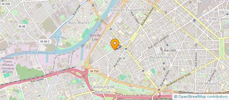 localisation de l'entreprise RABACHE-VERGNIAUD à LILLE