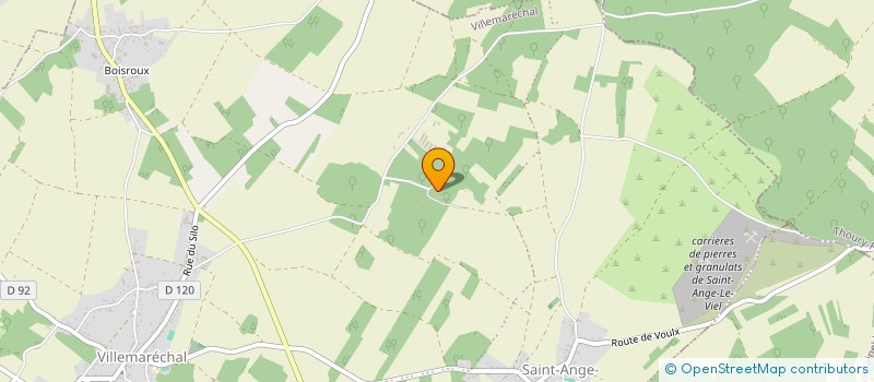 localisation de l'entreprise RABADA  TREUZY-LEVELAY