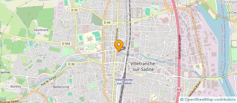 localisation de l'entreprise RABAH à VILLEFRANCHE-SUR-SAONE