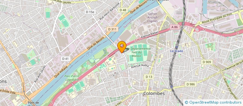 localisation de l'entreprise RABAH à COLOMBES