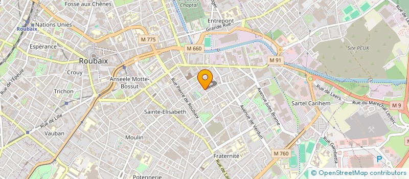localisation de l'entreprise RABAH SARL à ROUBAIX