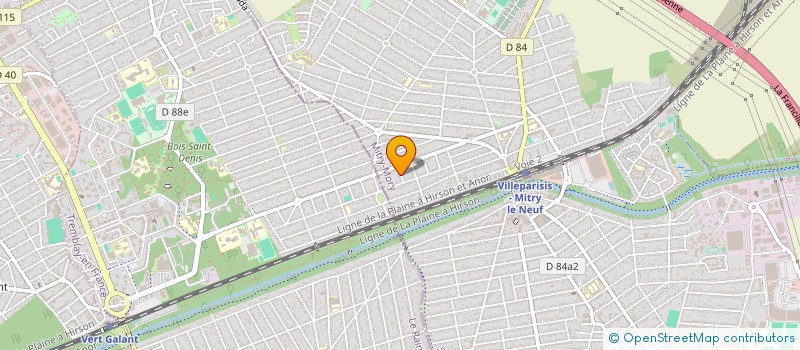 localisation de l'entreprise RABAHI IMMO  MITRY-MORY