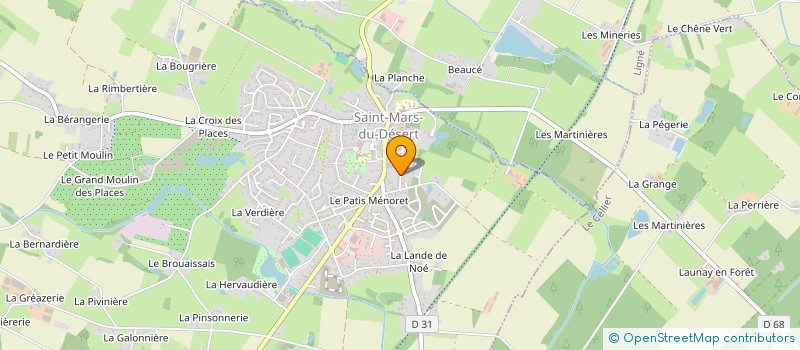 localisation de l'entreprise RABALLAND  SAINT-MARS-DU-DESERT