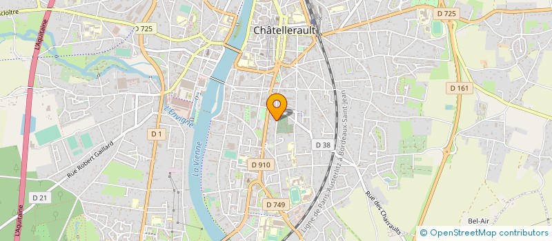 localisation de l'entreprise RABALLAND PARTICIPATION  CHATELLERAULT