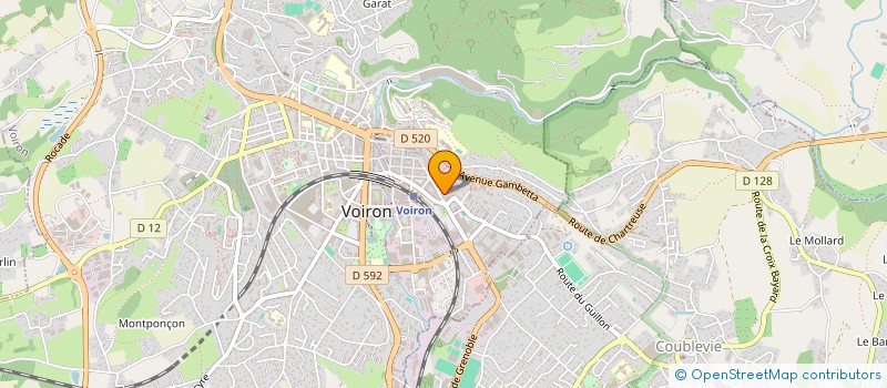 localisation de l'entreprise RABANEL RAMEAU LOCATION à VOIRON
