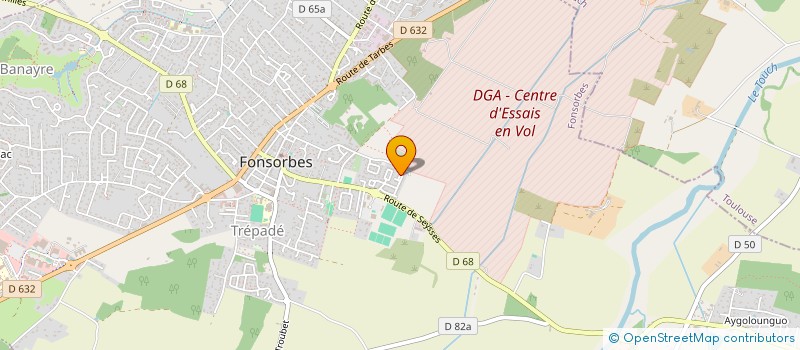 localisation de l'entreprise RABARY TRANSPORT EXPRESS à FONSORBES