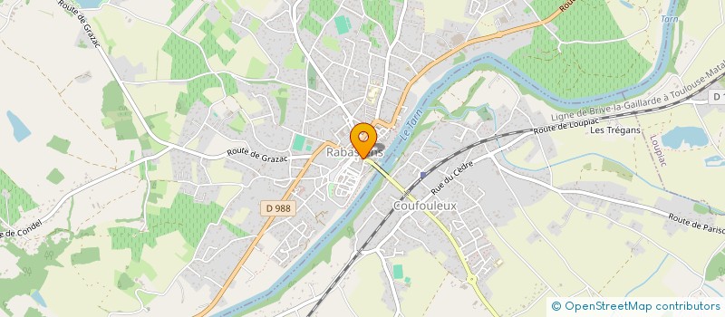 localisation de l'entreprise RABAS GAME  RABASTENS