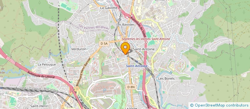localisation de l'entreprise RABATAU à MARSEILLE