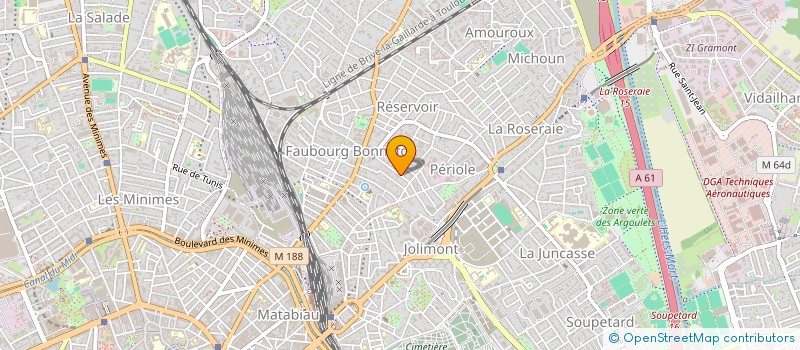 localisation de l'entreprise RABB IMMO à TOULOUSE