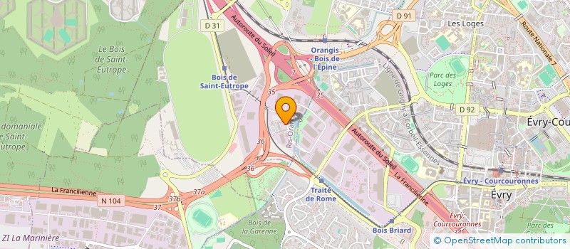 localisation de l'entreprise RABBI FRET à RIS-ORANGIS