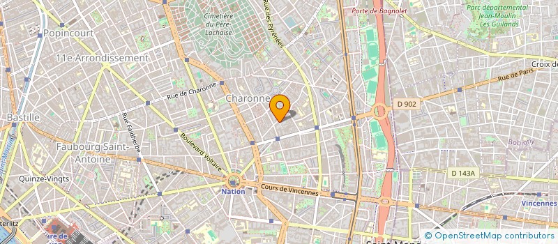 localisation de l'entreprise RABBI NISSIM BEN NISSIM (RNBN)  PARIS