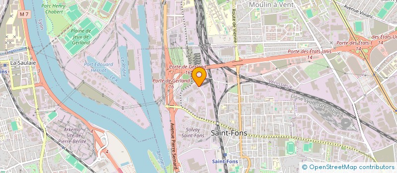 localisation de l'entreprise RABBIT BUSINESS CORPORATION  SAINT-FONS