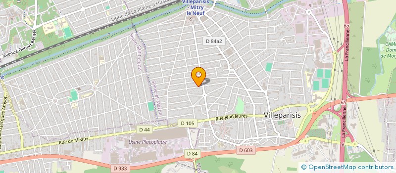 localisation de l'entreprise RABBIT TRANS  VILLEPARISIS