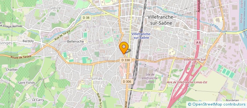 localisation de l'entreprise RABBITS COMPANY  VILLEFRANCHE-SUR-SAONE