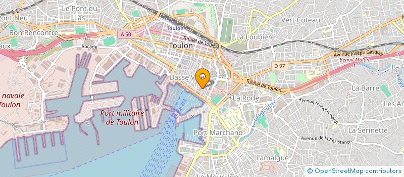 localisation de l'entreprise RABEA  TOULON