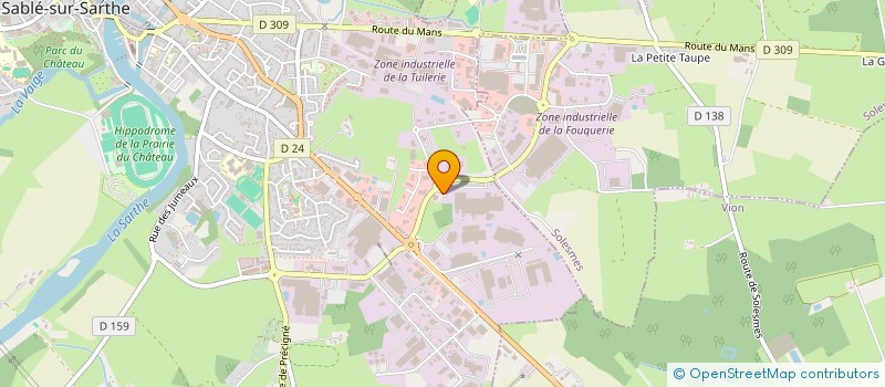 localisation de l'entreprise RABEAU à SOLESMES