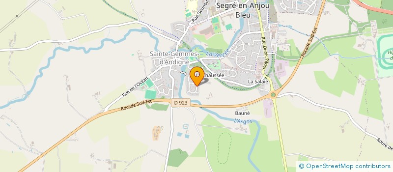 localisation de l'entreprise RABEAU SOLDE à SEGRE-EN-ANJOU BLEU