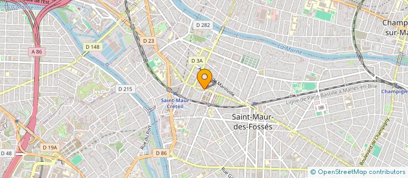 localisation de l'entreprise RABELAIS à SAINT-MAUR-DES-FOSSES