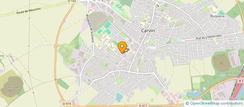 localisation de l'entreprise RABELAIS  CARVIN