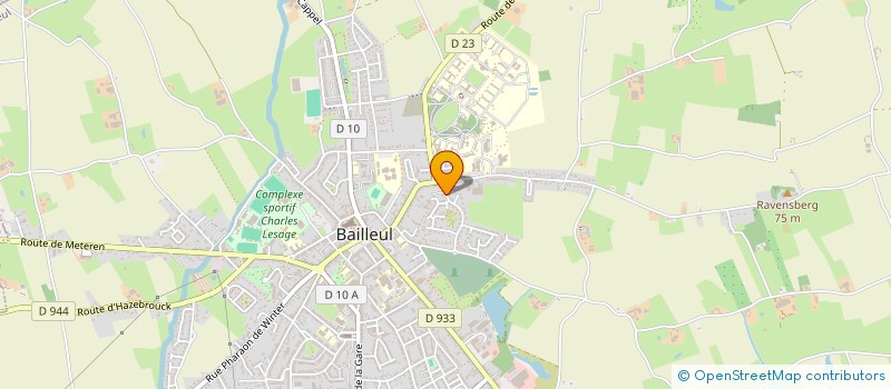 localisation de l'entreprise RABELAIS DENTAIRE à BAILLEUL