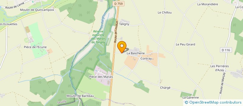 localisation de l'entreprise RABELAIS RACING SERVICES  LA ROCHE-CLERMAULT