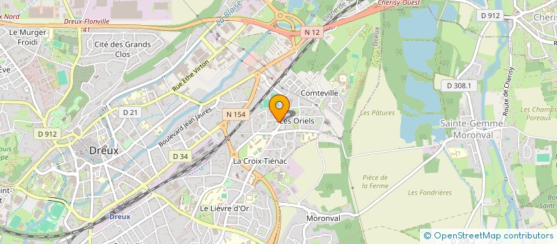 localisation de l'entreprise RABENALE à DREUX