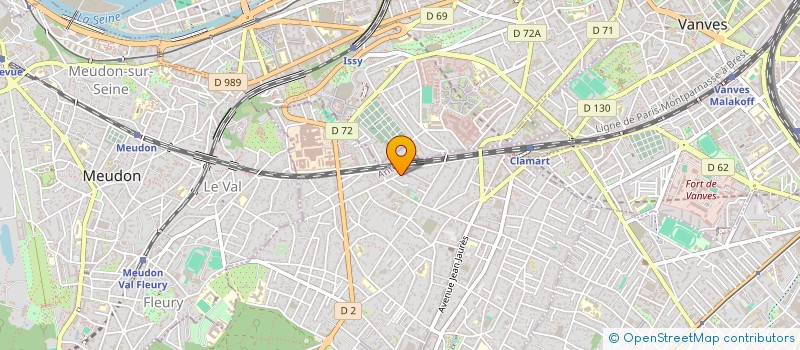 localisation de l'entreprise RABENCAM  CLAMART