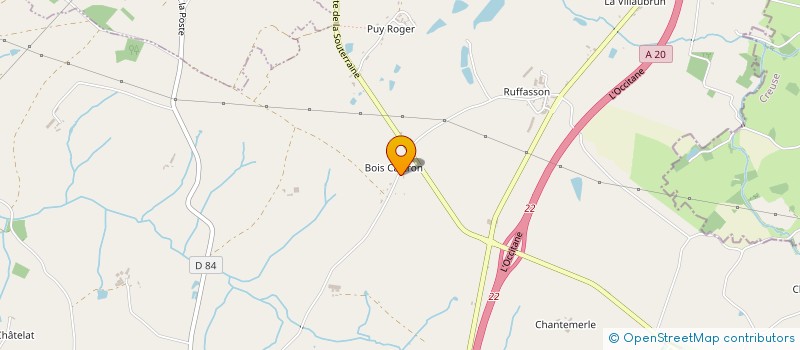 localisation de l'entreprise RABERI  SAINT-AGNANT-DE-VERSILLAT