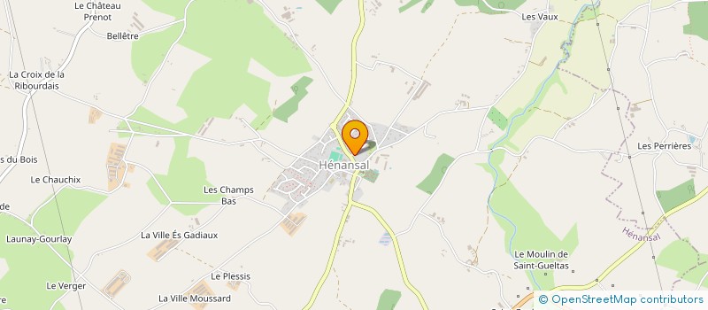 localisation de l'entreprise RABET PAYSAGE  HENANSAL