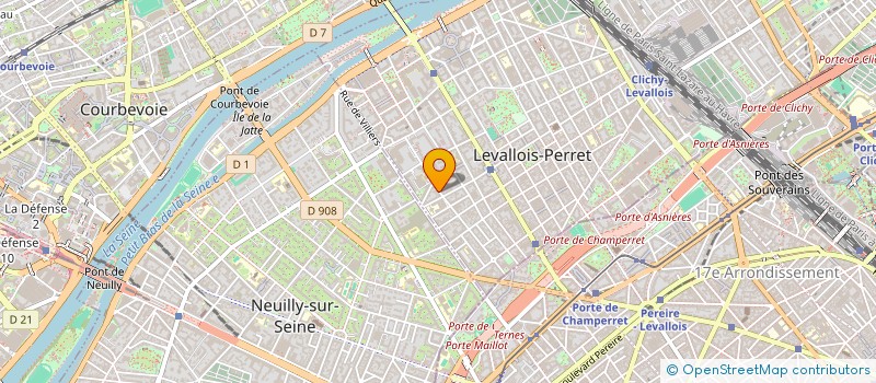 localisation de l'entreprise RABHI ET TAILEB à LEVALLOIS-PERRET