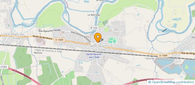 localisation de l'entreprise RABHI IMMOBILIER  SAINT-SEURIN-SUR-L'ISLE