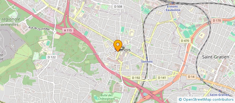 localisation de l'entreprise RABHI PATRIMOINES  SANNOIS