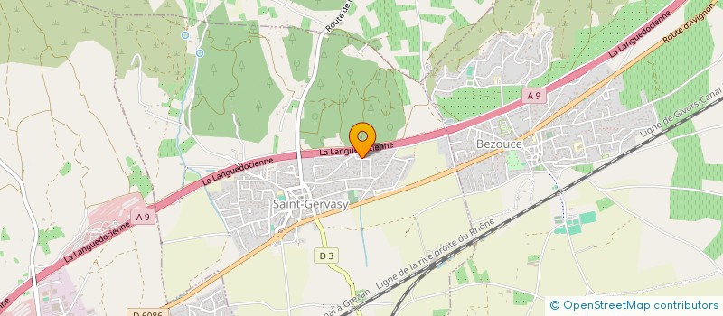 localisation de l'entreprise RABI  SAINT-GERVASY