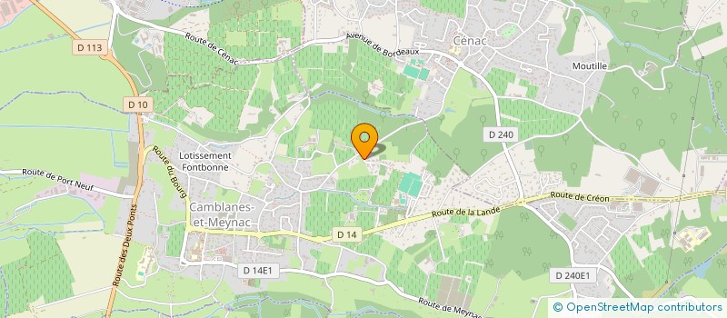 localisation de l'entreprise RABIA PRODUCTIONS  CAMBLANES-ET-MEYNAC