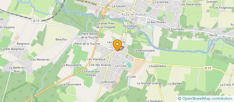 localisation de l'entreprise RABIERE  CHEILLE