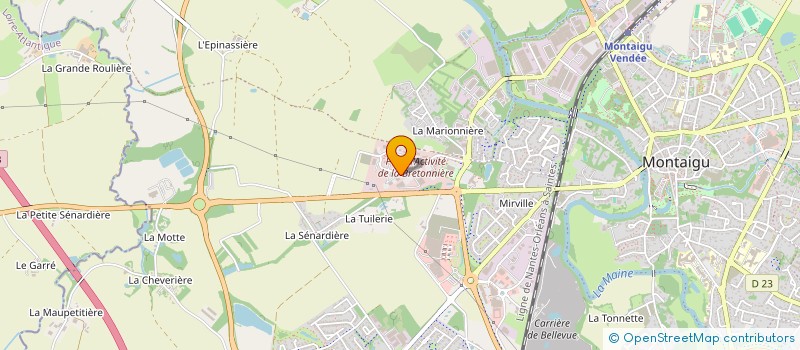 localisation de l'entreprise RABIIS à MONTAIGU-VENDEE