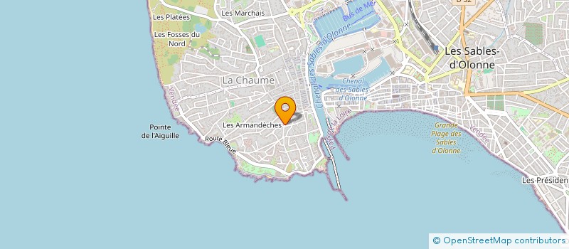 localisation de l'entreprise RABILLE CAROLE à LES SABLES D'OLONNE