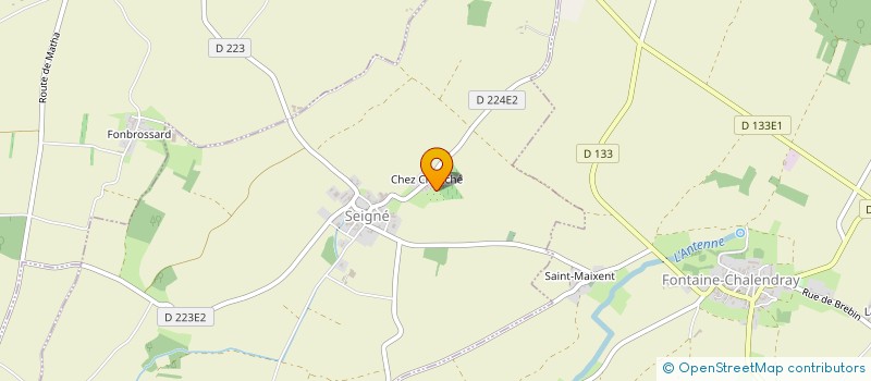 localisation de l'entreprise RABILLER COUSSON  SEIGNE