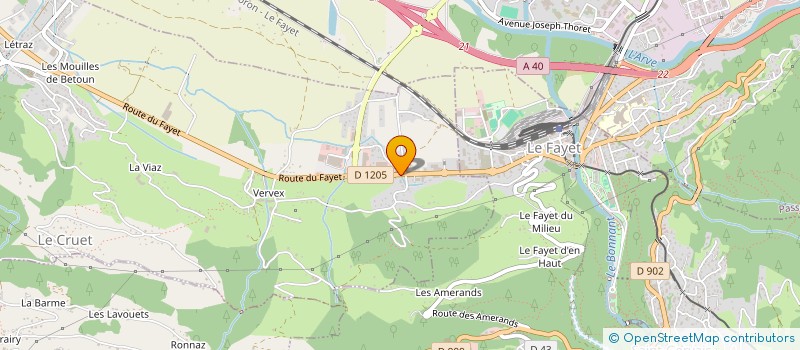 localisation de l'entreprise RABILLOUD ELECTRICITE à DOMANCY