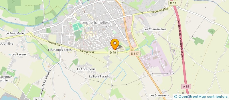 localisation de l'entreprise RABILLOUD NF PL  LONGUE-JUMELLES