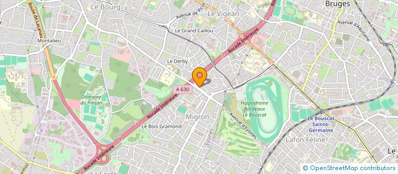 localisation de l'entreprise RABIN  EYSINES