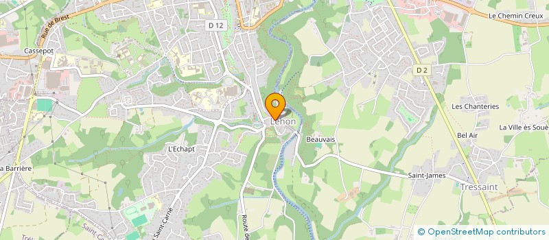 localisation de l'entreprise RABIN  DINAN