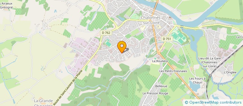 localisation de l'entreprise RABIN STEPHANE à CHALONNES-SUR-LOIRE