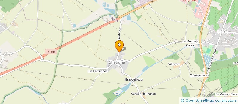 localisation de l'entreprise RABINEAU  DISTRE