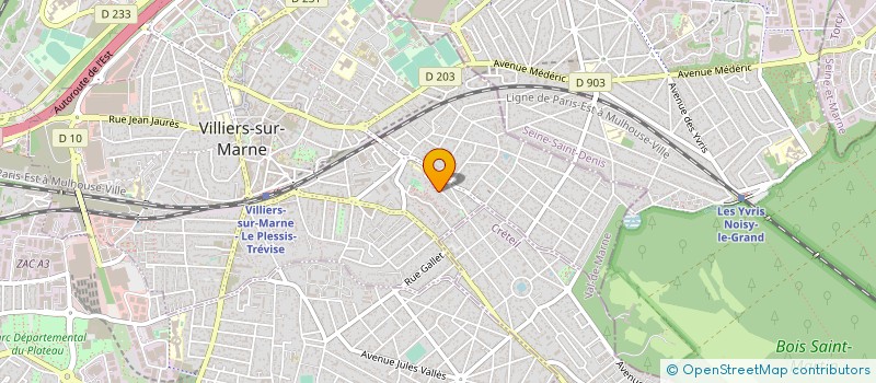 localisation de l'entreprise RABOBAT  VILLIERS-SUR-MARNE