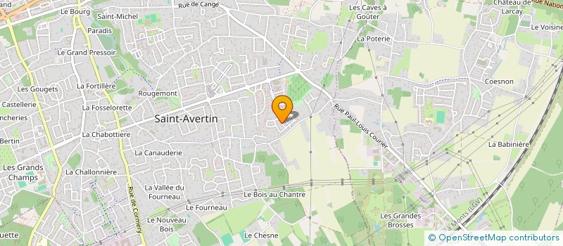 localisation de l'entreprise RABOEUF & PARTNERS  SAINT-AVERTIN