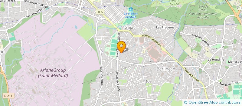 localisation de l'entreprise RABOISSON à SAINT-MEDARD-EN-JALLES