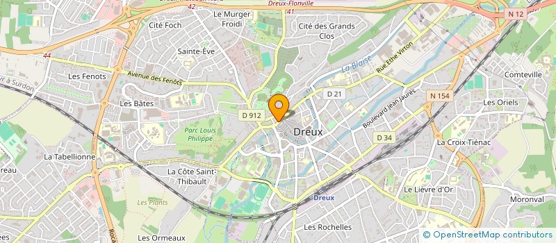 localisation de l'entreprise RABOLIOT  DREUX
